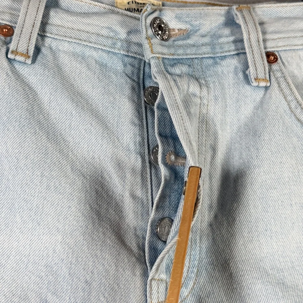 Citizens of Humanity‎ Wyatt Authentic Narrow Fit Light Wash Blue Jeans Mens 33